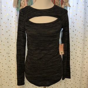 Juicy Couture gray and black sweater